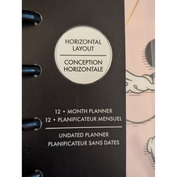 Disney The Happy Planner 12-Month Undated Planner Horizontal Layout 7x9.25 - Picture 2 of 6